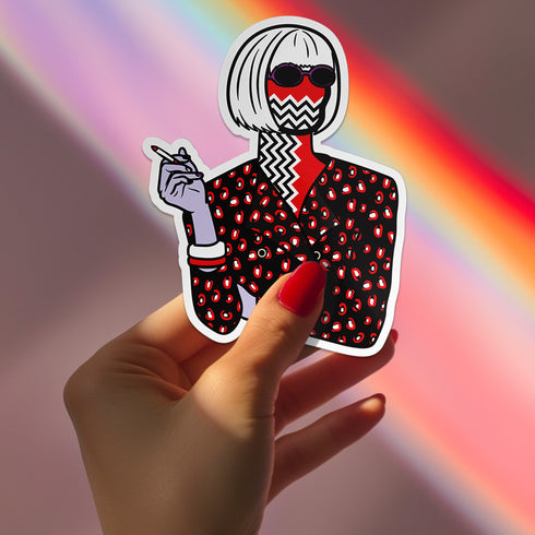 Diane Evans Twin Peaks Vinyl Sticker